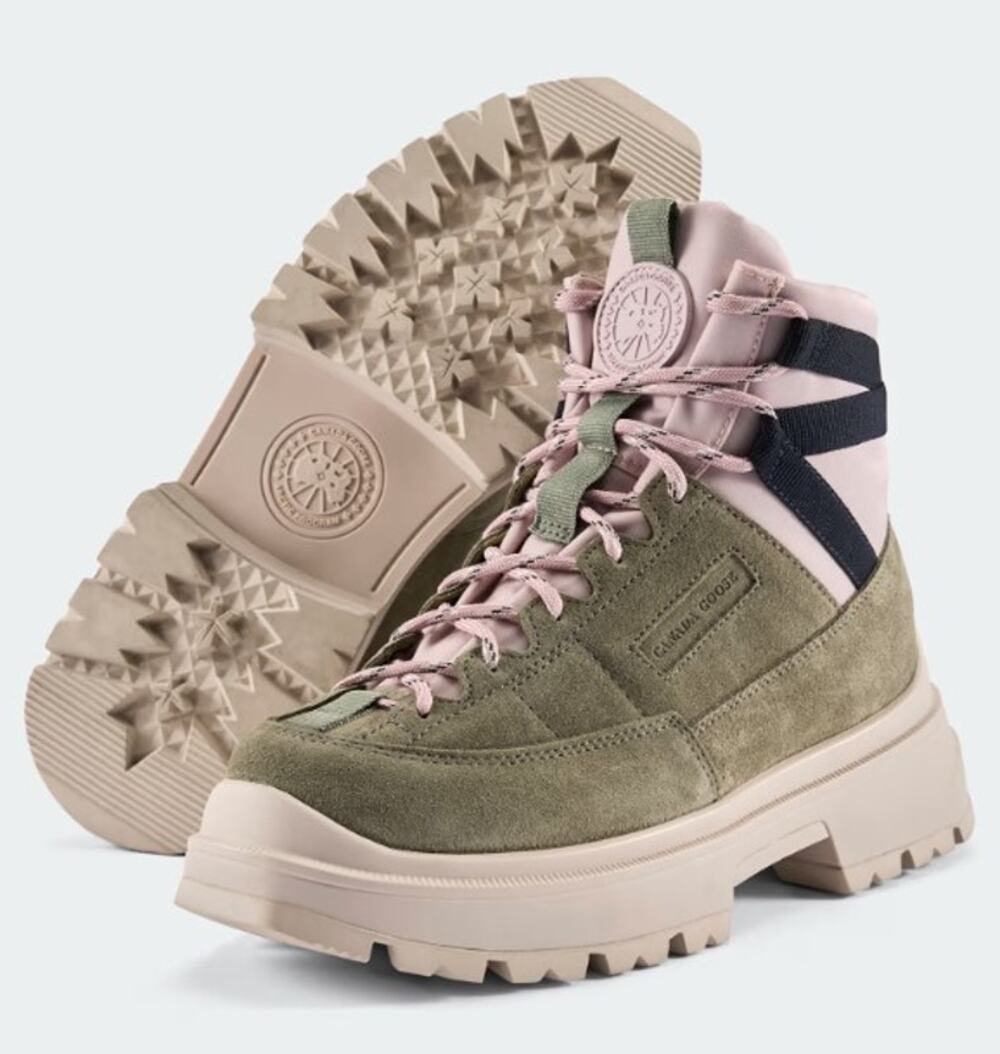 Canada Goose Womens Journey Lite Boots Sz 9 Lucent Rose Smokey Sage Winter Shoes